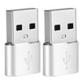 thumbnail image 2 of Fine Workmanship USB Interface Standard Type-C Adapter, USB Adapter, Compatible For OTG Silver,Black,Gold,Red,Pink, 2 of 8