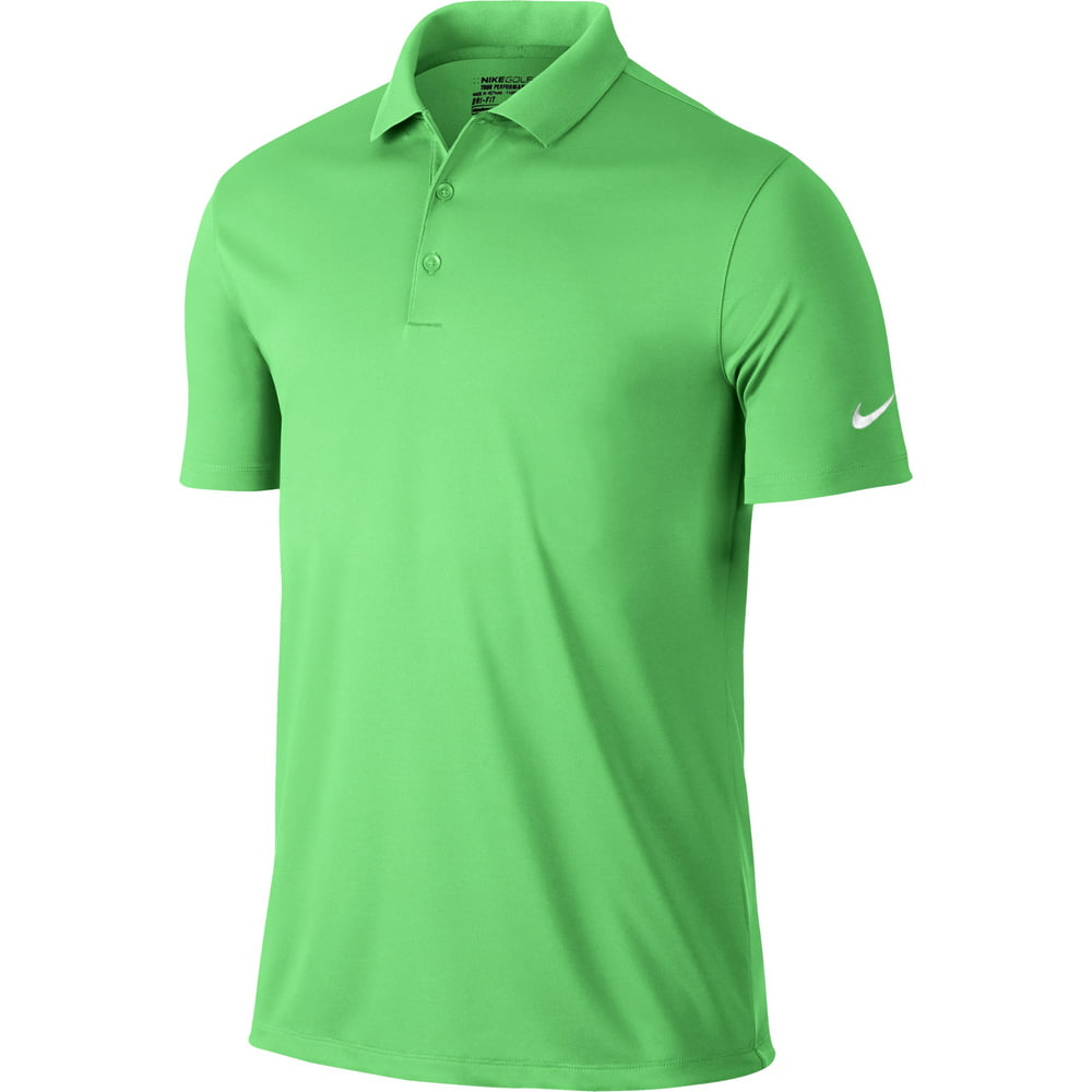 Nike - NEW Nike Victory Solid Polo Electro Green/White XL Shirt ...