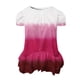 thumbnail image 4 of Blusa para mujer Moda Corbata con volantes Camisas de cuello alto Puff plisado fluido Camiseta de manga corta Túnica Tops de verano Pompotops hfajkhk129434, 4 of 4