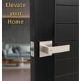 thumbnail image 2 of Mega Handles | Robell Entry Lever | Satin Nickel, 2 of 3