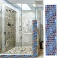thumbnail image 1 of Domqga Wall Sticker,Self‑Adhesive Tile Sticker,PVC Decorative Tile Stickers Peel and Stick Waterproof Wall Sticker for Kitchen Background, 1 of 8
