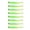 C004- Green, variant on 3 Inch 8 Count Brown Soft Fishing Lures, Fishing Bait, Saltwater Lure, Bass Lures, Trout Fishing Supplies, Made of Flexible Soft Plastic Material, Upper Tongue Plate Head Design,