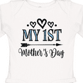 thumbnail image 4 of Inktastic My 1st Mothers Day Girls Long Sleeve Baby Bodysuit, 4 of 5