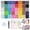 Multicolor-A, variant on Rongyun Kit with Rhinestones, Colorful DIY Resin Rhinestone Kit for Bedazzling, Diamond Art Bedazzled Nail Art Crafting Makeup With Tweezer & Pen (40 squares-Color A)