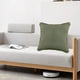 thumbnail image 5 of Funda de cojín decorativa con borlas – Cojín suave de mezcla de lino para sofá, cama o sala de estar – Funda de almohada cuadrada lavable, 5 of 6