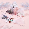thumbnail image 3 of 100 Uds. Bolsas de Organza blancas, bolsas de Organza transparentes de 9x12cm con cordón para artículos pequeños, regalos, embalaje y organización de joyas, 3 of 5