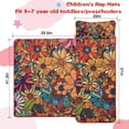 thumbnail image 5 of Pioneer Flower Floral Print Pattern Toddler Nap Mats for Kids Preschool,Sleeping Mat Bag or Kids,Toddler Sleeping Bag,Toddler Nap Mat or Daycare, 5 of 6