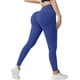 thumbnail image 2 of Pantalones de yoga para mujer, ajustados, de cintura alta, con realce de cadera, a rayas, con rosca, para uso externo., 2 of 7