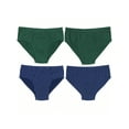 thumbnail image 2 of ToBeInStyle Men's Pack of 6 Assorted Cotton Bikini Briefs w/ Stripes - Large, 2 of 9