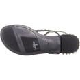 thumbnail image 6 of Womens Marc Fisher Pamali Studded Flat Sandals, Black, 5.5 US, 6 of 6