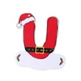 thumbnail image 1 of Fwttom 26 Noël 26 Lettres Ornements Rouges Ornements en Bois pour Sapin de Noël Pendentif Suspendu avec Lettres Ornements Alphabet Décorations de Sapin de Noël pour la Maison, 1 of 3
