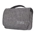 thumbnail image 1 of Neceser de viaje colgante con gancho para ducha de baño, impermeable y duradero. Gris, 1 of 9