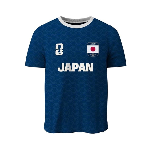 Playera Fexpro FIFA Fifa Jersey Host country Azul Escudo Japón Talla G