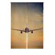 thumbnail image 1 of Cortina japonesa Noren ABPHQTO avión sobre el mar al atardecer 85x120 cm, 1 of 1
