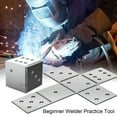 thumbnail image 3 of Soumake Welding Kit Dice 16 Gauge Welding Plate DIY Cube Rustproof Corrosion Resistant Easy to Install Beginner Welder Practice Tool, 3 of 7