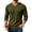 Army Green, variant on Sorvello Men's V-Neck Long Sleeve T-Shirt Fall Breathable textured fabric Casual Pullover Tops Army Green L