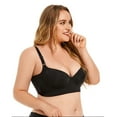 thumbnail image 3 of Baywell Women Seamless Push Up Bra Padded Soft Underwire Everyday Bras Adjustable Strap Plus Size Plunge Bralette 38/85C-44/100F, 3 of 8