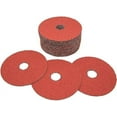 thumbnail image 2 of Benchmark Abrasives 4-1/2" Premium Ceramic Resin Fiber Grinding Sanding Discs with Double Resin Bond Technology for Metals, Wood, Fiberglass, 7/8" Arbor, Angle Grinder Discs (25 Pack) - 24 Grit, 2 of 3