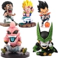thumbnail image 2 of Dragon Ball Z Anime Doll Vegeta Majin Buu Goku Frieza Sharu Super Saiyan Anime Action Doll Collection Model Toy Ashtray Broly Fivean unisex, 2 of 2
