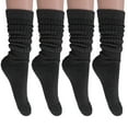 thumbnail image 5 of Slouch Socks for Women Extra Heavy Extra Long Shoe Size 5-10 - (Anthracite, 1 Pair), 5 of 13