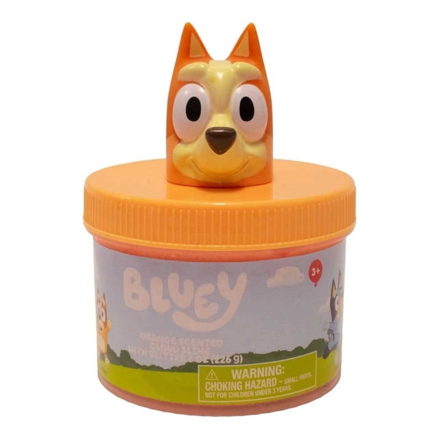 Slime Bluey con Olor a Naranja y Diamantina