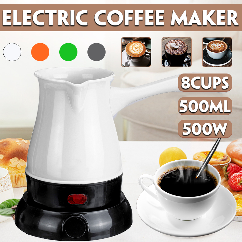 500W 8Cups Electric Stainless Greek Coffee Maker Machine Espresso Tea