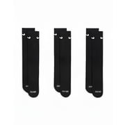 Mens Nike 3-Pack Everyday Plus Dri-FIT Cushion Crew Training Socks Color: Black Size: 8-12