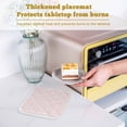 thumbnail image 6 of Farmhouse Pink White Striped Pot Holders for Kitchen Heatproof Potholder, 3 Pack Modern Stripes Hot Pads Multipurpose Oven Pads Cloth Potholders Trivet for Cooking Baking, 6 of 8