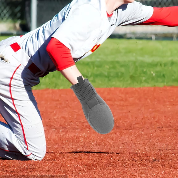 IFANLANDOR Grey Sliding Mitt for Baseball and Softball Players, Multifunctional Protective Glove