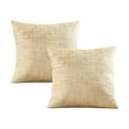 thumbnail image 5 of Home Soft Things Textured Velvet Pillow Covers (Set of 2), - Almond Buff - 26" x 26", 5 of 6