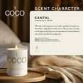 thumbnail image 3 of Santal Natural Coconut Apricot Wax Candle, 3 of 21