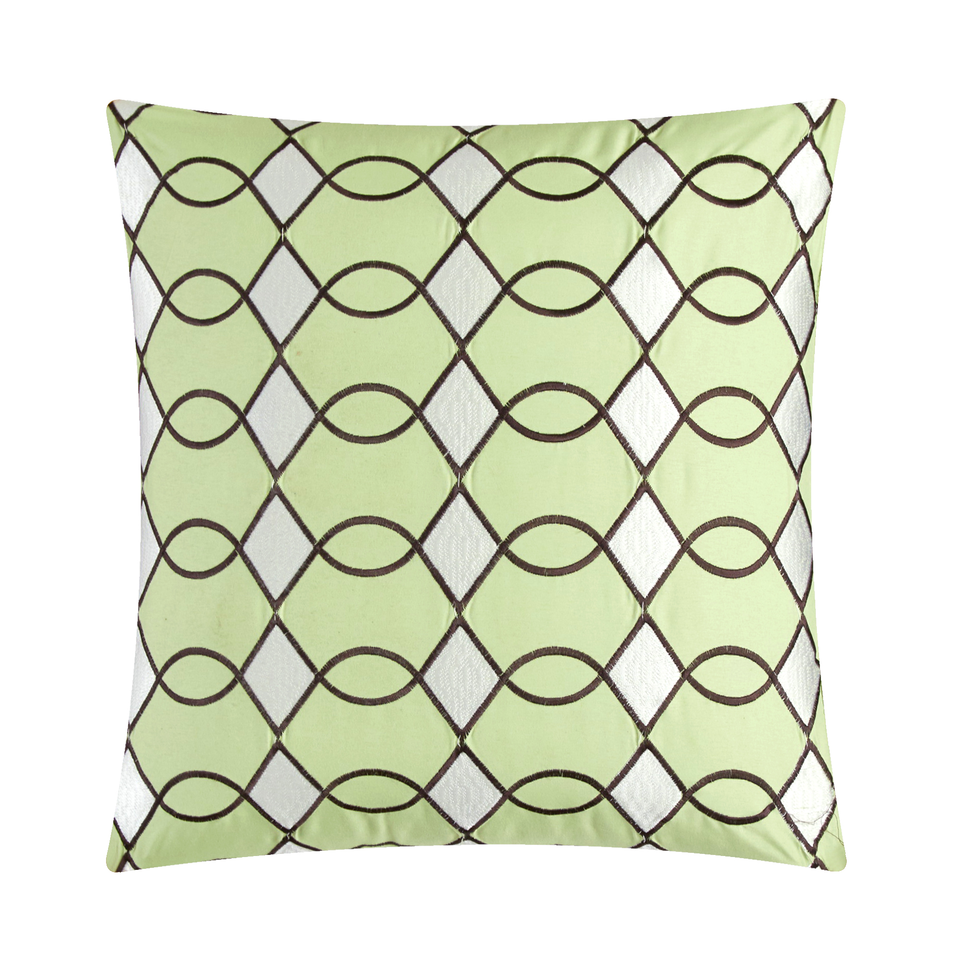 Chic Home Mykie 20-Piece Color Block Comforter Set, King, Green