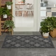 thumbnail image 5 of Nourison Easy Care 2' x 4' Charcoal/Black Indoor/Outdoor Rug, 5 of 8