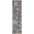 thumbnail image 2 of Addison Rugs Chantille Indoor/Outdoor Traditional Global Blue Washable Runner Rug, 2'3" x 7'6", 2 of 6
