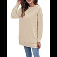 thumbnail image 2 of Sudaderas para Mujer, Sudaderas de Cuello Redondo de A , Suéteres Casuales Holgados, Conjuntos Cómodos de Otoño. Albaricoque S, 2 of 9