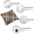 thumbnail image 4 of BANET Fall Decorative Throw Pillow Covers, Autumn Plaid Cushion Covers Decor for Couch Sofa Living Room White, 4 of 5