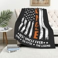 thumbnail image 3 of Uncle Gifts for Christmas Blanket 60"x 50" - Best Uncle Gifts - Uncle Birthday Gifts - Christmas Uncle Gifts from Niece - Gifts for Uncles from Nephew - Birthday Gifts for Uncle, 3 of 6