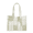 Green Patchwork Floral/Stripe, variant on Women's Quilted Tote Bag, Floral/Gingham