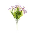thumbnail image 2 of Ramo de flores artificiales | 7 Hojas de Forks | Plástico multicolor | Tallos florales sintéticos de 35 cm | Pétalos de seda realistas | Decorativo para casa, boda, patio, exterior | Sin, 2 of 6