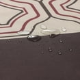 thumbnail image 5 of Mid Century Boho Shower Curtain, 50s Mid Century Modern Geometric Pattern Shower Curtain Sets for Bathroom Fabric Bath Curtain Hooks 72"W x 84"L (Pack of 1), 5 of 6