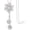 Snowflake Silver 1, variant on Trendy Crystal Long Necklace All-Match Style Shining Clothing Sweater Chain