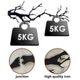 thumbnail image 6 of Tree Branch Wall Mounted Coat Rack, Black Sturdy Metal, 6 Decorative Hooks for Coats, Hats, Bags, Towels, Entryway Home Wall Decor, 6 of 6