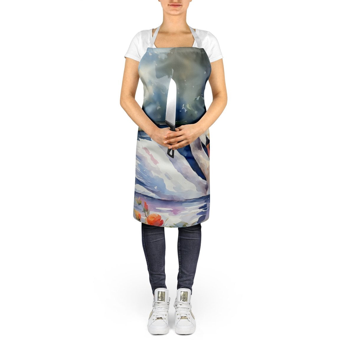 Swan Apron 27 in x 30 in