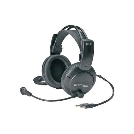 UPC: 0021299143131 | SB40 20Hz Stereophone Padded Headband with Microphone