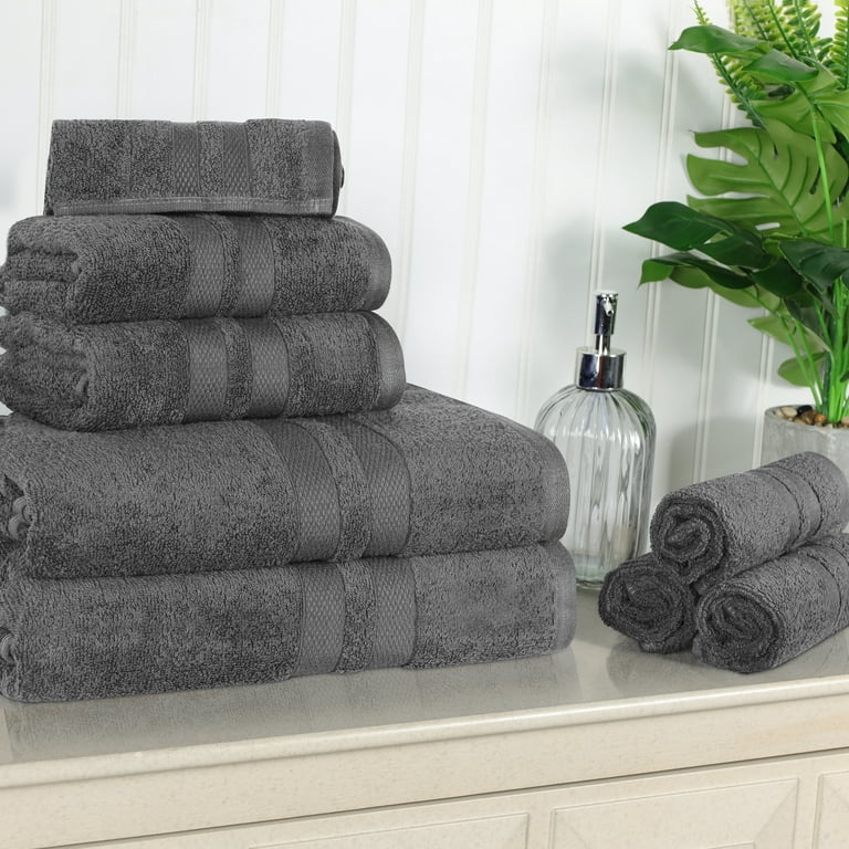 Charcoal Super Soft Cotton Towels