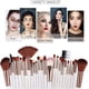thumbnail image 3 of 25pcs Makeup Brushes, Professional Cosmetic Tools, for Eyes, Eyeshadow, Concealer, Eyebrow, Foundation, Powder, Liquid Cream, Blender Brush (White), 3 of 4