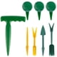 thumbnail image 1 of Muyoka Juego de dispensador de semillas de siembra de 8 paquetes, herramienta de sembradora manual de jardín ajustable, juegos tradicionales de plantas de flores, plantas de semillero Dibber y Widger Muyoka Hogar, 1 of 7