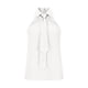 thumbnail image 3 of Fuera Del Hombro Camisetas de Manga Larga para las Mujeres Cuello Colgante Blusa sin Mangas de Color Sólido Top de Verano Casual para las Fiestas, 3 of 8