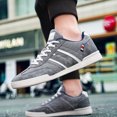 thumbnail image 3 of Men's Casual Canvas Sneakers – Classic Low-Top Skate Shoes for Walking, Daily Wear, 3 of 6