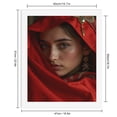 thumbnail image 2 of Paint By Numbers Kit for Adults Beginner - DIY Elegant Woman Red Fabric Embellished Canvas Painting Kits for Adults, Frameless Paint By Number for Adults for Home Wall Decor 16x20 Inch, 2 of 7